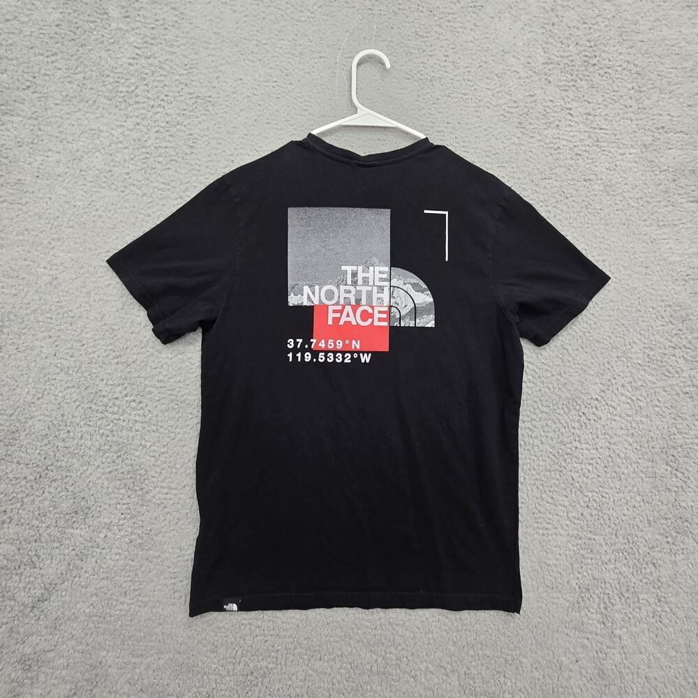The North Face Climb Graphic back Mens Medium Black Print t-shirt Short Sleeve